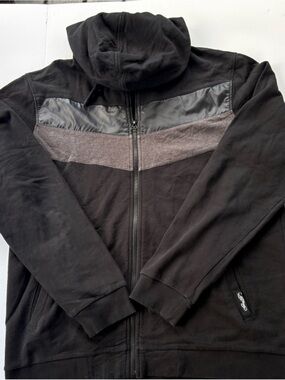 Ed Hardy Black Hoodie with Red Script Label